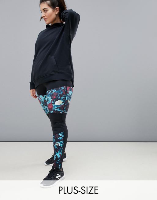 Only Play Plus – Leggings mit Farbblock-Design