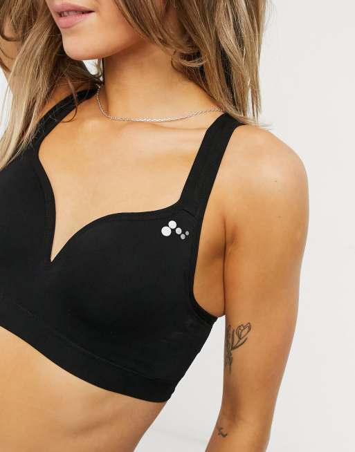 Only Play - Reggiseno sportivo sagomato nero , 3 di 4