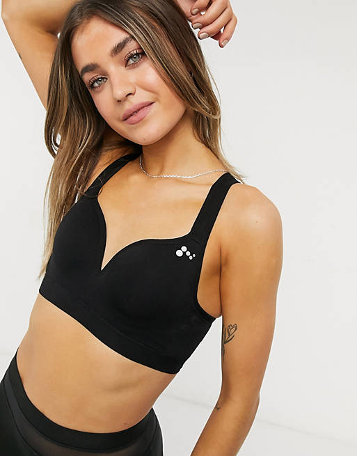  Only Play shaped sports bra in black 