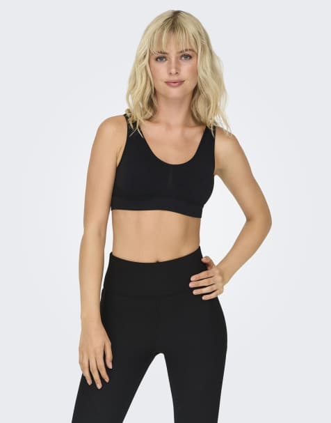 Only Play – Sport-BH in Schwarz - view 1