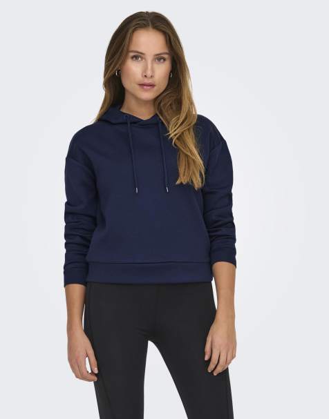 Only Play - Sweat à capuche - Bleu marine - view 1