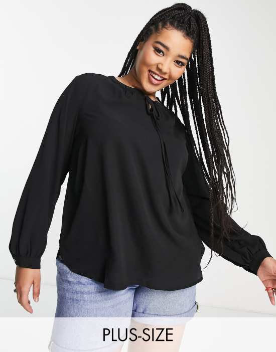 https://images.asos-media.com/products/only-plus-carnova-lux-long-sleeve-tie-neck-top-solid-in-black/201466989-1-black?$n_550w$&wid=550&fit=constrain