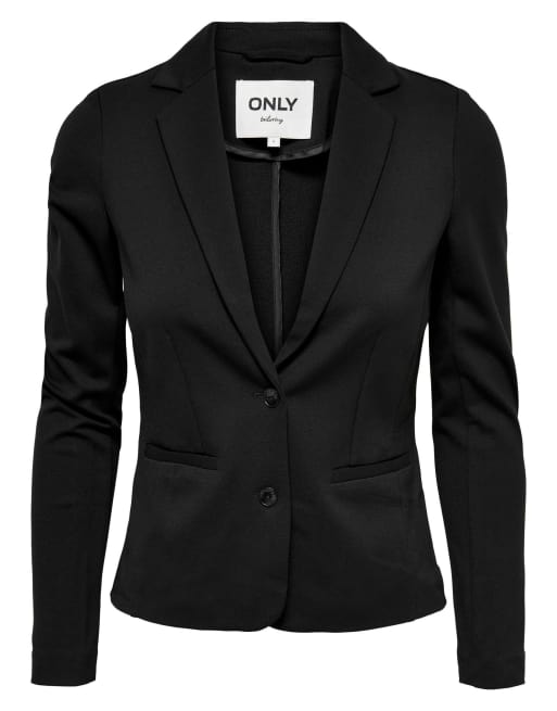 ONLY Poptrash Blazer mit spitzem Revers in Schwarz, 6 von 7