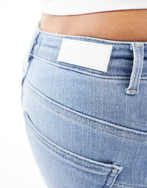 Only – Power – Modelujące jasnoniebieskie jeansy o obcisłym kroju ze średnim stanem , 4 z 5