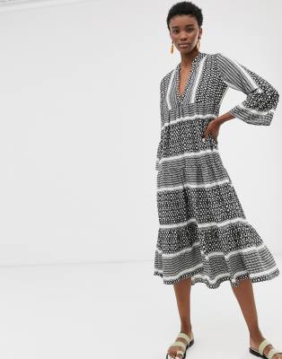 Only printed smock midi dress | ASOS