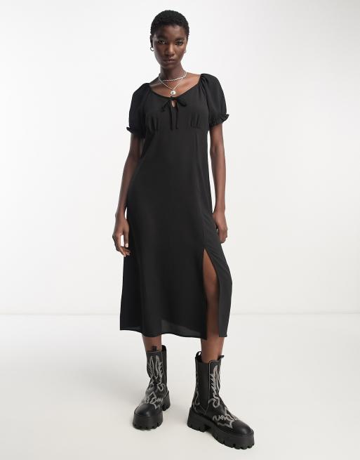 Black daytime dress hotsell