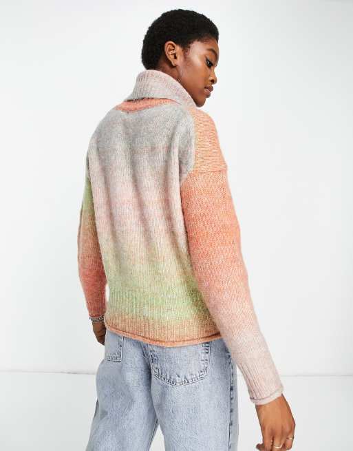Only - Pull col roulé - Pastel dégradé, 2 de 4