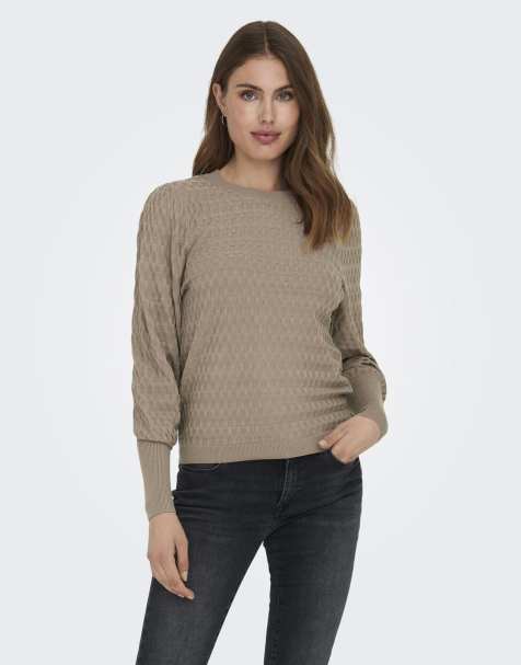 ONLY - Pull en maille - Crème - view 1