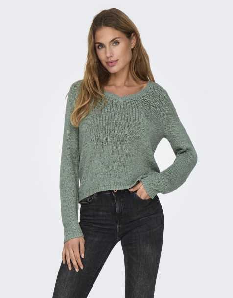 ONLY pull en maille vert - view 1