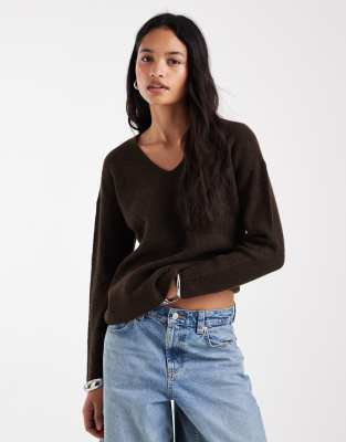 Only Onlcamilla V-Neck L/S Pullover Knt - Bild 3