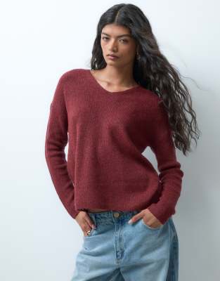 ONLY Damen Onlcamilla V-Neck L/S Pullover KNT Noos Pullover (1er Pack) - Bild 5