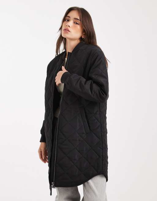 ONLY quilted coat in black, 2 of 4