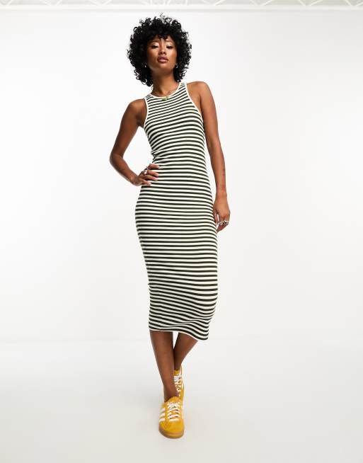 Only striped hot sale dress