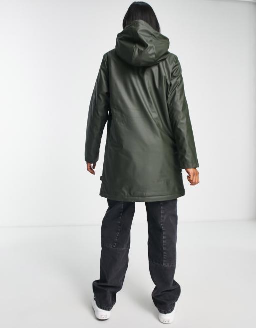 Green raincoat 2025 with hood