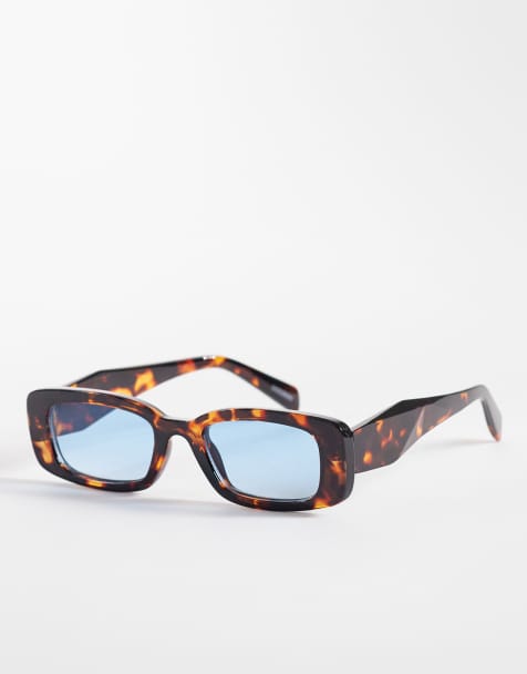 ONLY rectangle sunglasses in tortoise - view 1