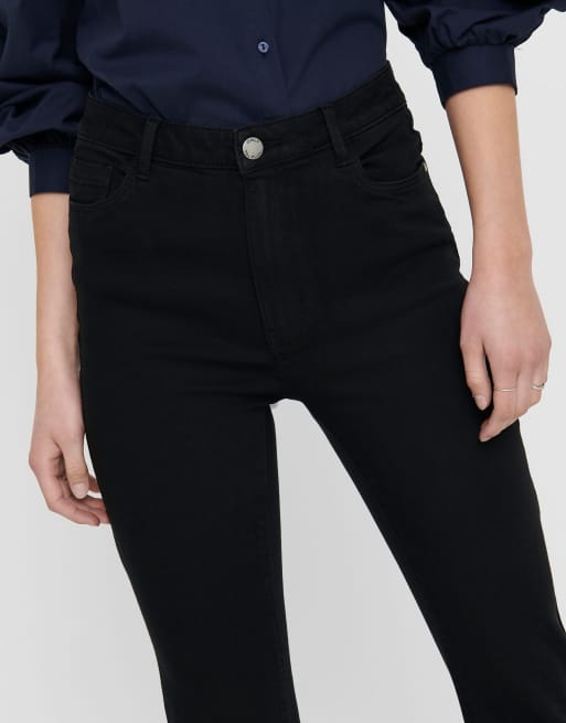 ONLY Retro flared fit jeans in black denim, 2 of 5