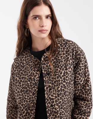 Only Reversible Borg Jacket In Black