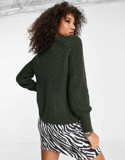 Green balloon deals sleeve jumper