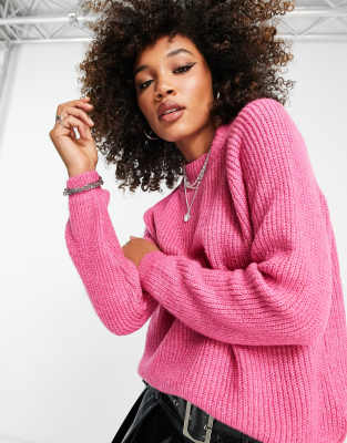 bright pink womens jumper