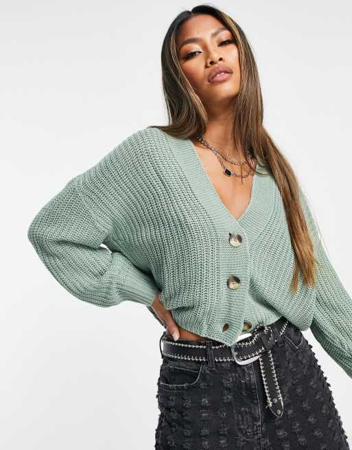 Button up 2024 ribbed cardigan