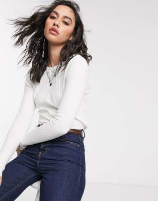 asos ribbed top