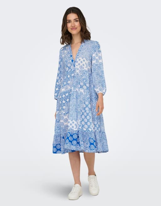 ONLY - Robe - Bleu princesse, 3 de 7