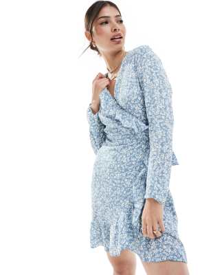 Mini Robe LoveShackFancy Natasha Ditsy Bleue à Fleurs - Taille M - Occasion Parfait État