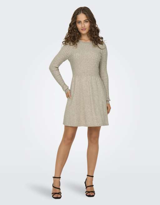 ONLY - Robe en maille - Tek patiné, 2 de 4