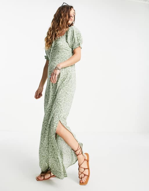 Only Robe rétro à petites fleurs ASOS