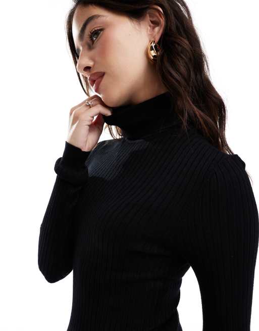 ONLY rollneck jumper in black , 4 of 4