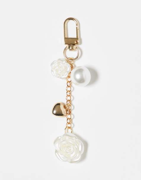 ONLY rose bag charm in gold - view 1