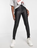 [ONLY] Only Royal coated skinny jeans in black M L30 BLACK
