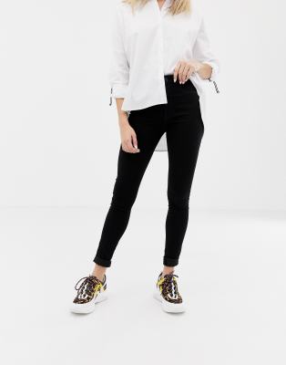 Only Royal high waist skinny jean in black | ASOS