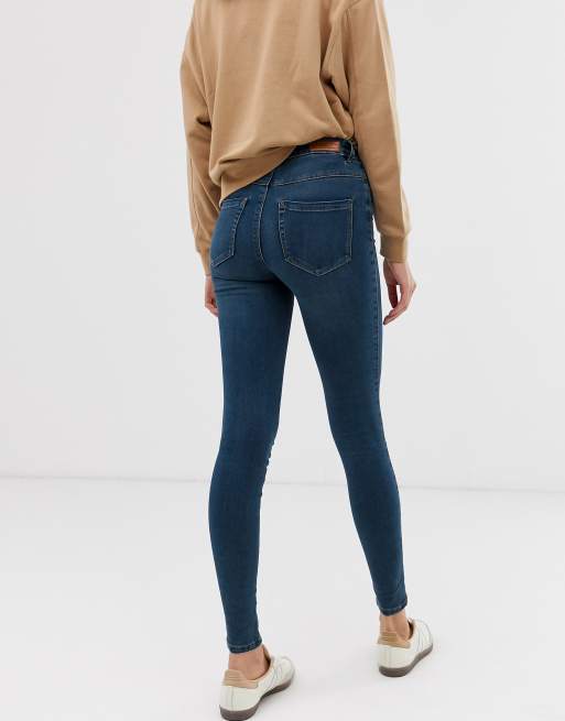 Dark Blue Denim Skinny Jeans by Neo Blue – Red Zone Shop