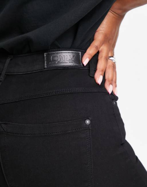 Only Royal kick flared jeans in black , 3 of 4