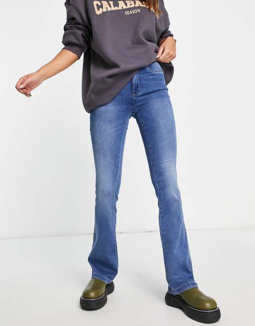 Only - Royal - Mellemblå jeans med svaj, 4 af 4