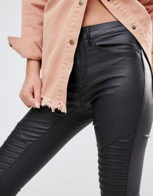 Only new royal coated biker skinny fit on sale jeans