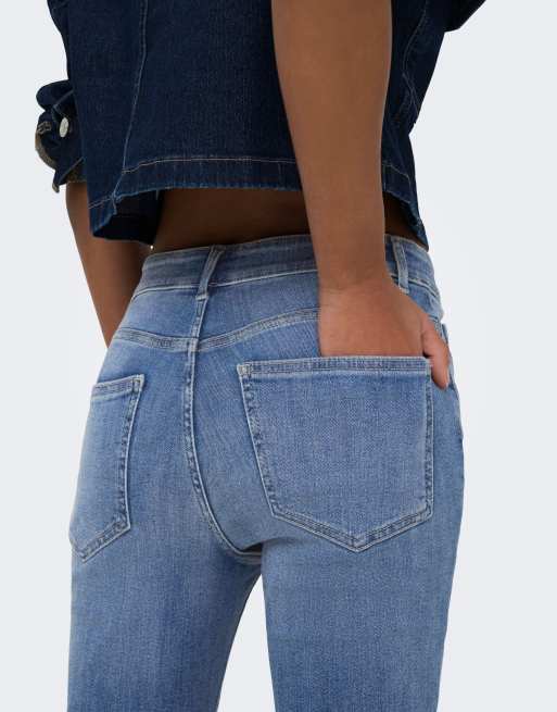 ONLY Royal-Power jean skinny taille haute en denim bleu, 5 de 7