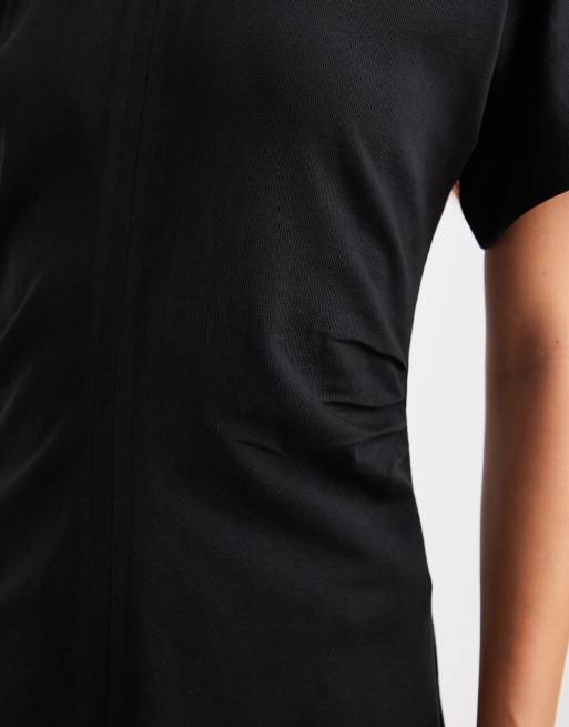 ONLY ruched detail top in black, 2 of 4