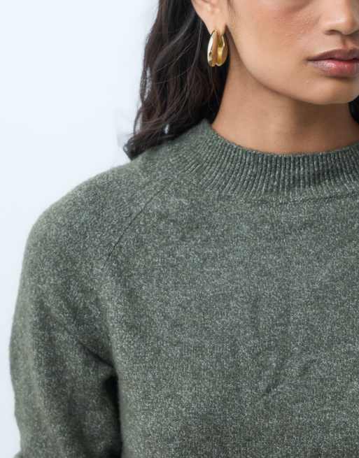 ONLY Rundhalspullover in Khaki, 2 von 4