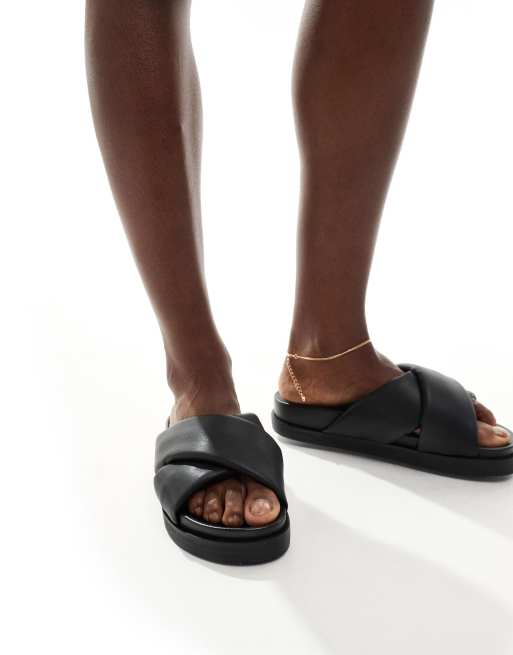 Only - Sandalen met gekruiste voorkant in zwart , 4 van 4
