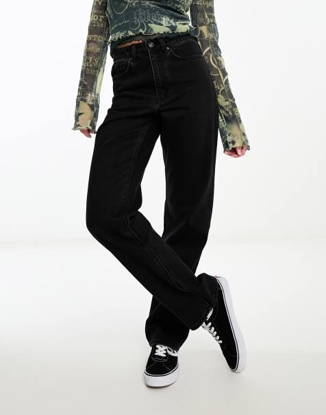 Lee Rider classic straight fit jean in washed black