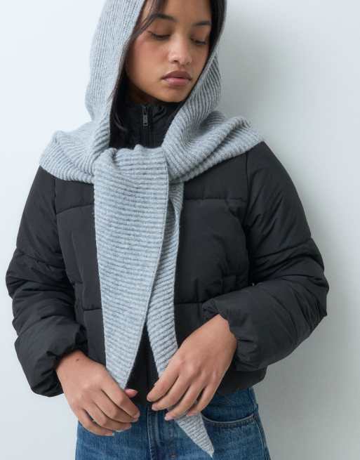 ONLY scarf bonnet in light gray, 2 of 5