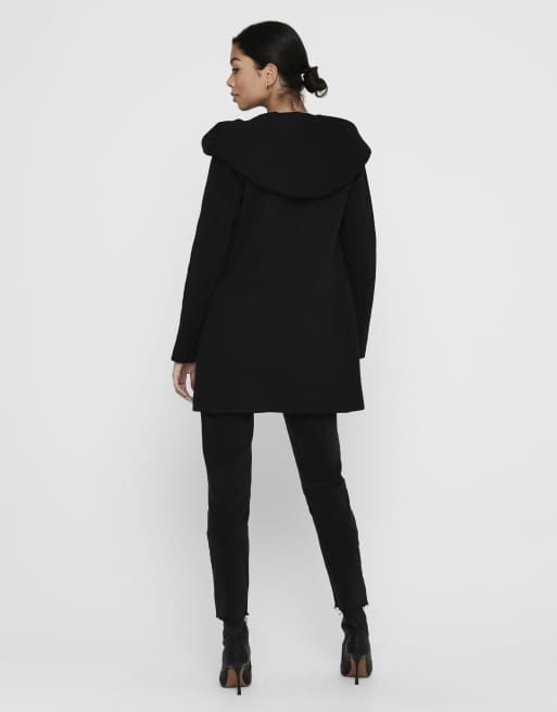 ONLY Sedona lightweight coat in black, 2 of 7