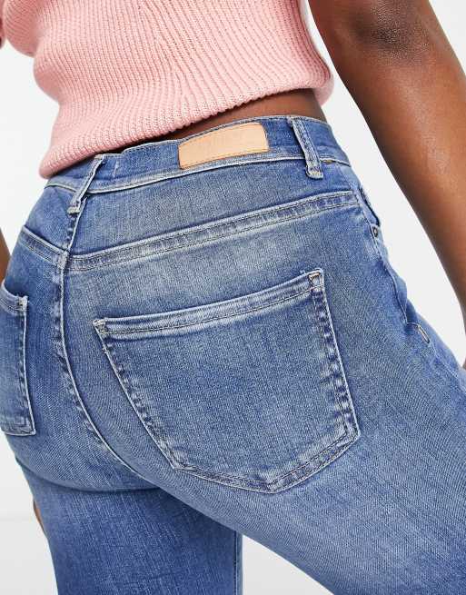 Et bestemt ost Mindful Only shape life regular fit skinny jeans in light blue denim | ASOS