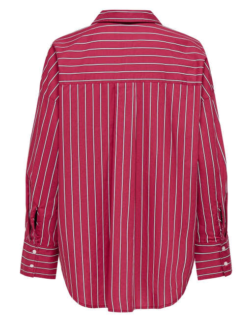 ONLY Shirt in deep claret, 7 of 7