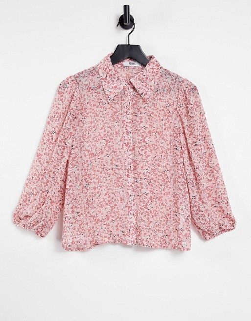 Only shirt in floral print