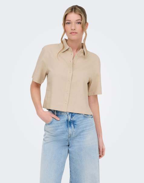 ONLY Shirt in oxford tan - view 1