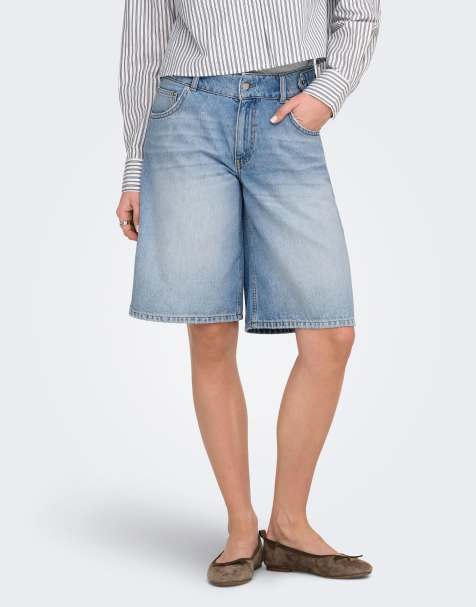 ONLY - Short en jean - Bleu clair - view 1