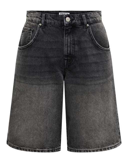 Only short en jean noir délavé, 6 de 7